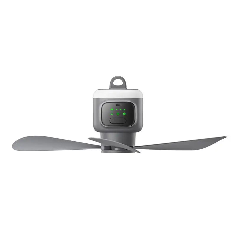 12000mAh Portable Camping Fan with LED Light & Remote
