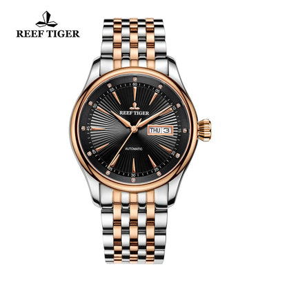 Reef Tiger Luxury Dress Watch – Blue Dial Automatic