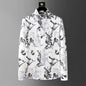 Men's Luxury Print Long Sleeve Casual Shirt