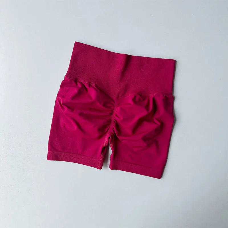 Damen-Sporthose mit Pfirsich-Po-Lifting, hoher Taille und Taillenstraffung, schlankmachende Laufhose, schnell trocknend, dreiviertel-enge Hose