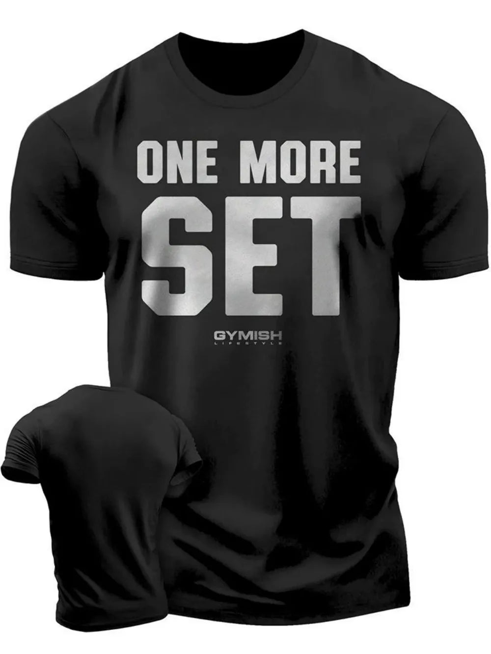 Summer new Adrenaline Power Workoout gym men's breathable round neck T-shirt high-quality letter printed casual top