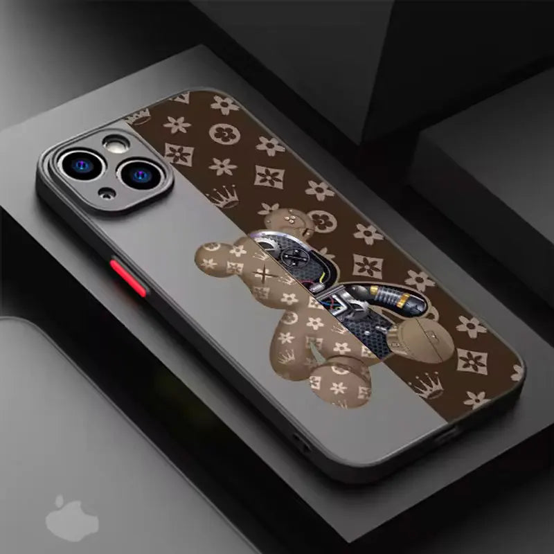 Luxury Bear iPhone Case  Shockproof Cover