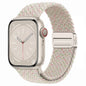 Geflochtenes Armband für Apple Watch 44mm 40mm 45mm 49mm 41mm 38mm Schnallenarmband iWatch Series SE 7 3 6 8 9 Ultra 2 Magnetisches Armband