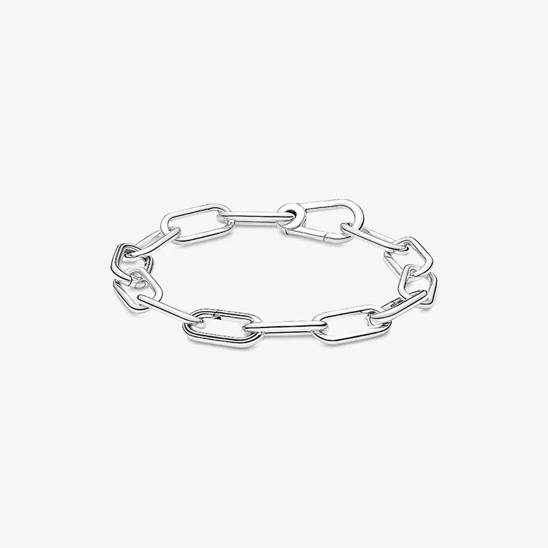2025 New 925 Sterling Silver Classic Fashion Pearl Link Bracelet Splicing Chain High Jewelry Accessory for Mother's Day
