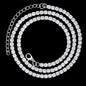 16/18/20/22/24inch Prong Cuban Link Chain for Women Men Iced Out 2 Row Rhinestone Miami Rhombus Hip Hop Cuban Necklaces Jewelry