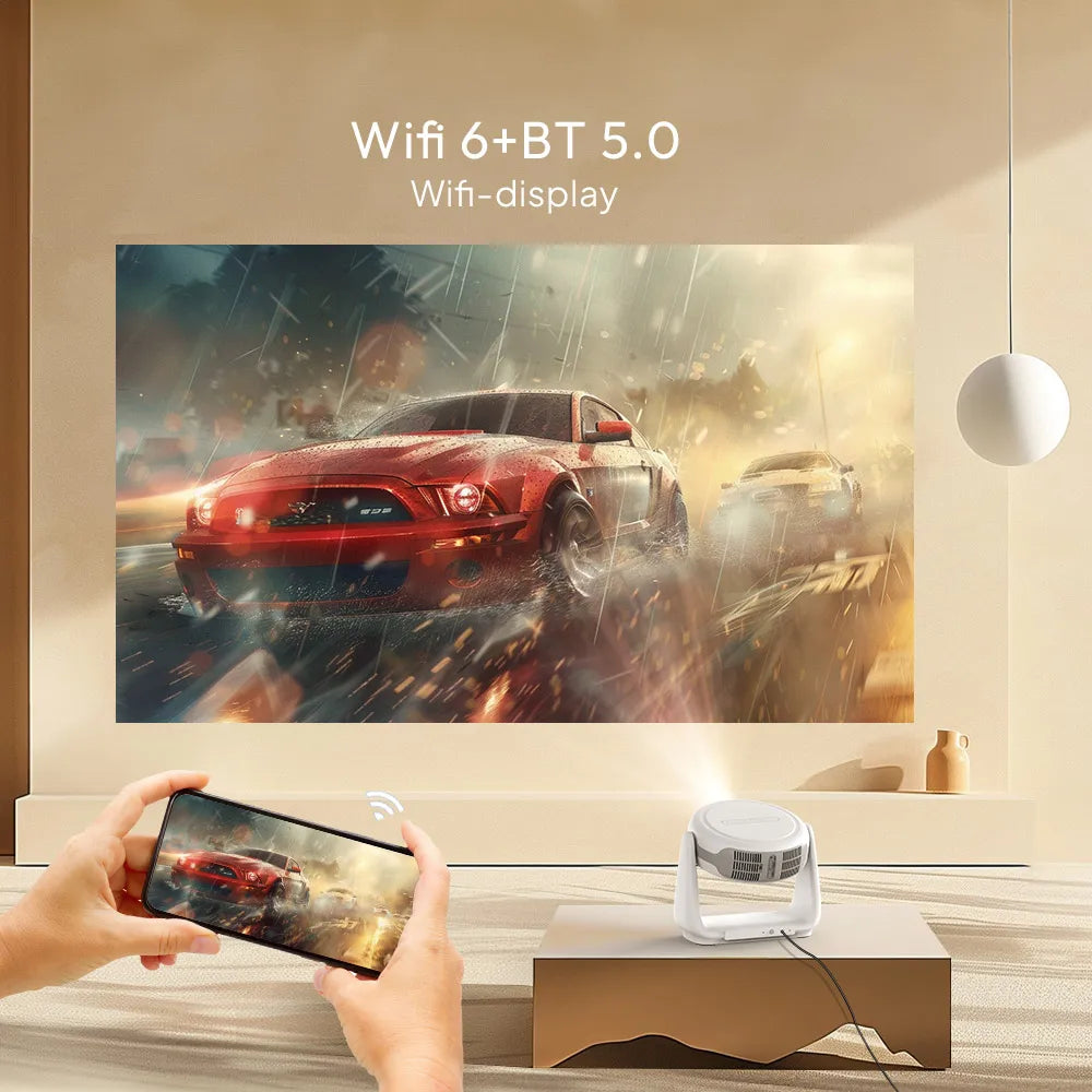 Vevshao A10 Smart Android Projector 4K 5G WiFi