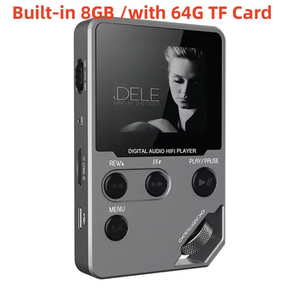 8GB Lossless Bluetooth MP3 Player with FM Radio
