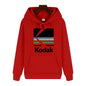 Kodak Brand Fashion Retro Y2K Print Autumn and Winter Men Sports Hoodie Outdoor Casual Casual Comfortable Street Jacket Clothing
