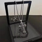 European And American Fashion Personality Retro Gothic Cross Necklace For Men And Women Street Hip-Hop Trendsetters Versatile Pe