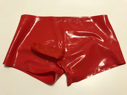 Men's Transparent Latex Boxer Brief Condom Rubber Custom