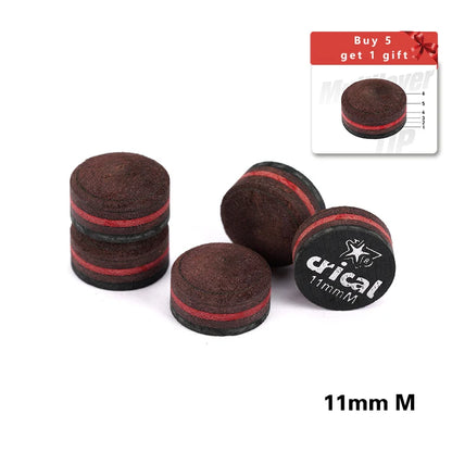 NEW CRICAL Billiard Pool Cue Tips 5pcs Buy 5 Get 6 Carom Cue Tip/Snooker Cue Tip 10mm 10.5mm 11.5mm 13mm Billiard Accessories