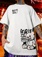 Men's Teddy Bear Letter Print Summer T-Shirt