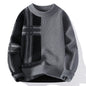 2024 Autumn/Winter New Men's Round Neck Knitted Hoodie Sweater High Quality Skin friendly Fashion Versatile Casual Sweater