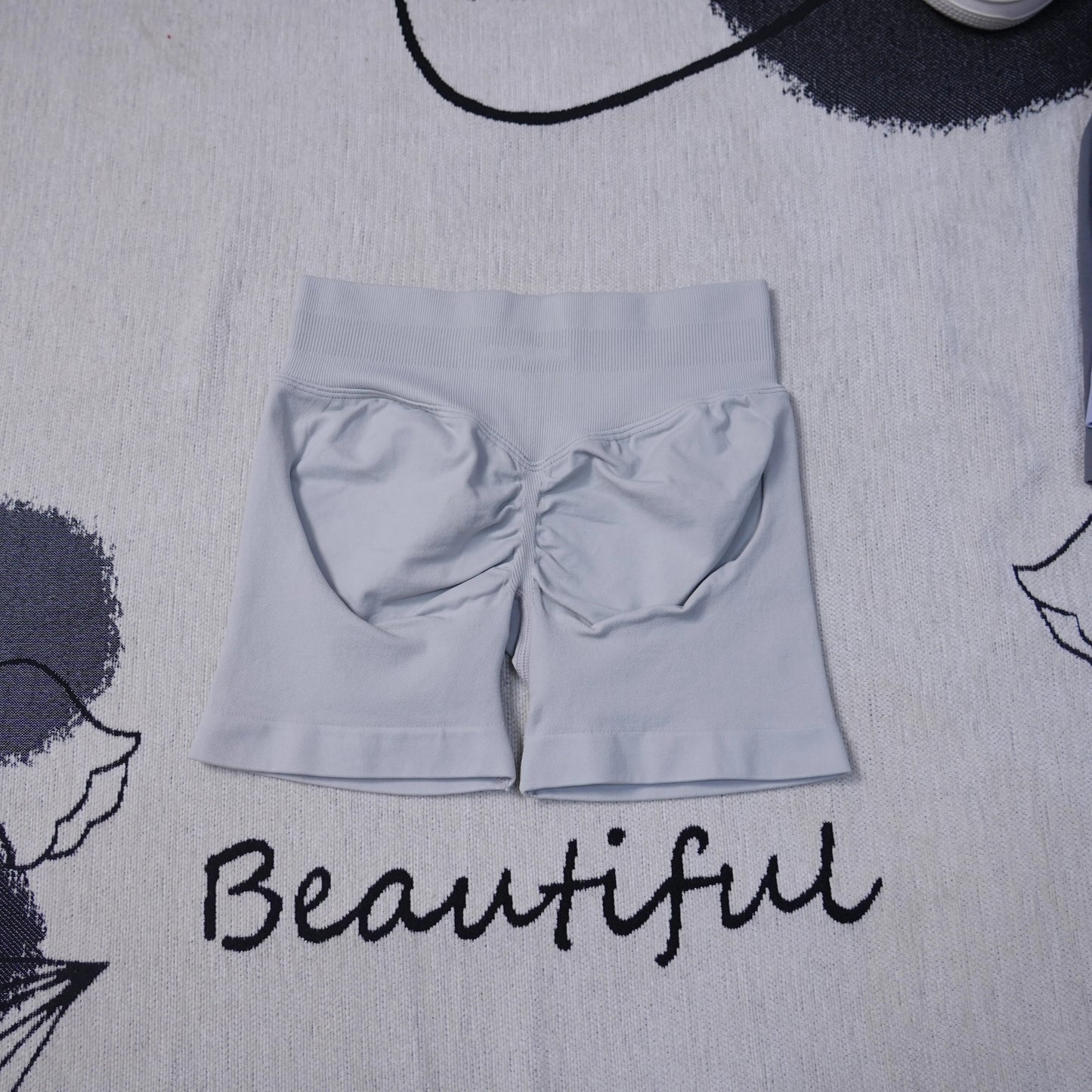 df Dynamic Shorts 4.5" Women's Seamless Yoga Shorts High Waisted Butt Lifting Breathable Workout Gym Running Comfort