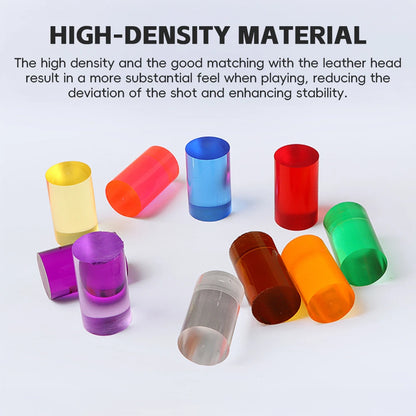 Compact Structure Snooker Cue Accessory Billiard Cue Ferrule Replacement Pool Cue Ferrule Replacement Kit Transparent for Pool