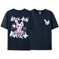 Pink Ragdoll Rabbit Harajuku Print T-Shirt Men Loose Oversize  Clothing Hip Hop Casual Short Sleeve S-XXXL Cotton T-Shirt Couple