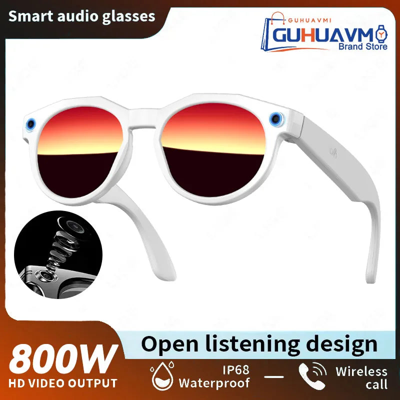 2026 New 4K HD AI Smart Glasses Men 800W Pixel Camera Bluetooth Call 4GB WIFI Transmission Voice Assistant Smart Glasses Women