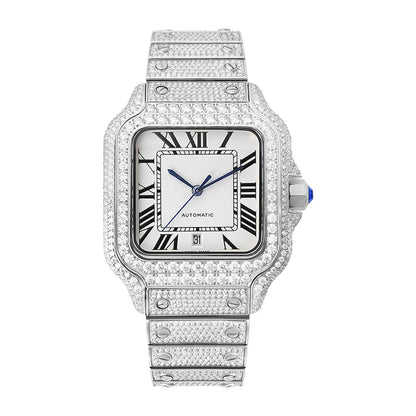 VVS Moissanite Iced Out Automatic Watch for Men
