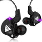 Original QKZ AK6 In-Ear-Kopfhörer mit 6 dynamischen Treibern und Mikrofon, Stereo-Sport-HIFI-Subwoofer-Headset, Monitor-Ohrhörer