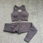 2PCS XL Seamless Women Fitness Arise Epic Yoga Sets High Waist Gym Scrunch Leggings Sports Bra Workout Active Wear Suits XP228