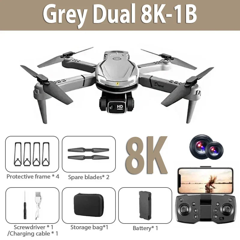 Für Xiaomi V88 Drohne 8K 5G GPS Professionelle HD Luftbildfotografie Ferngesteuertes Flugzeug HD Dual-Kamera Quadrocopter Spielzeug UAV