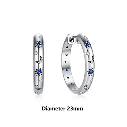 Original 925 Sterling Silber Ohrringe 2025 Stecker Creolen Kristall Ohrringe für Damen Roségold Krone Herz Unendlichkeit Biene Ohrring Schmuck