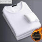 Winter Men's Thickening Velvet Warm Tops Men's Winter Long-sleeved Thermal Underwer Male Round Neck Fashion T-shirt M-5XL