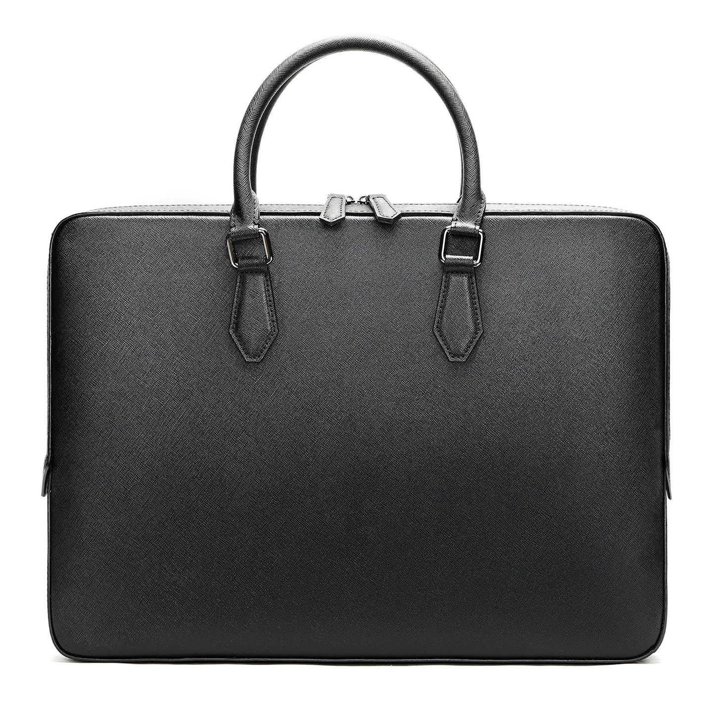 Genuine Leather Men's Briefcase Large Laptop Bag