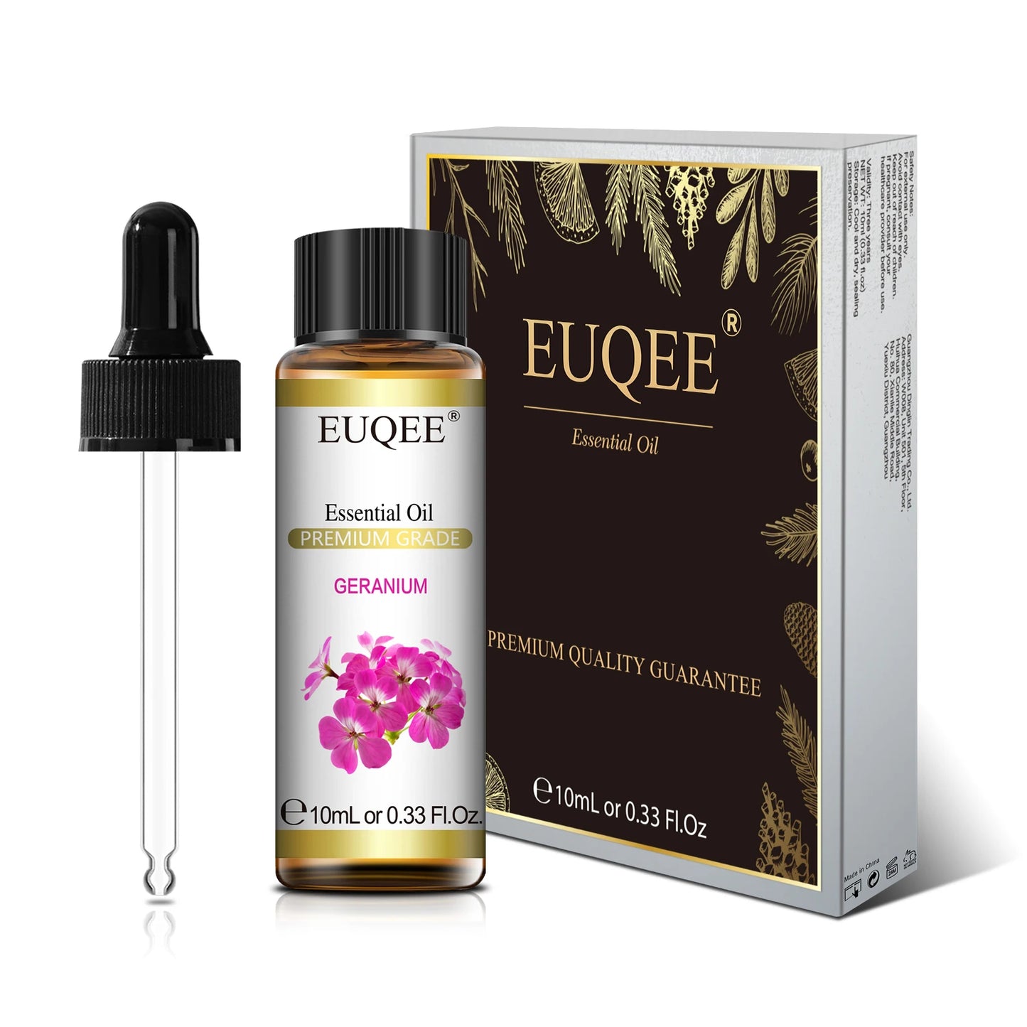 EUQEE 10ml Reines Natürliches Ätherisches Öl Lavendel Jasmin Eukalyptus Vanille Sandelholz Süße Orange Zitrone Oregano Neroli Duft
