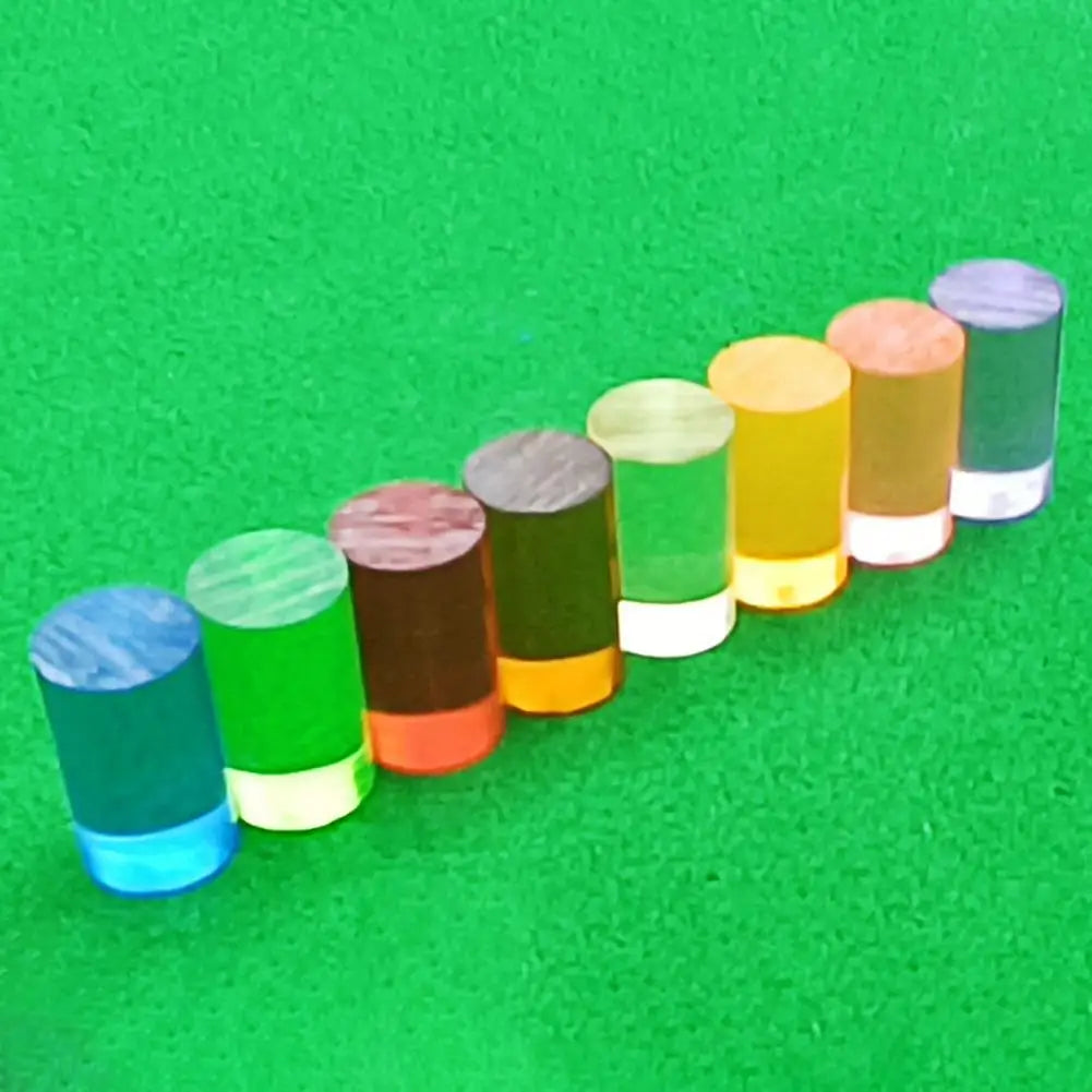 Kompakte Struktur Snooker Queue Zubehör Billard Queue Ferrule Ersatz Pool Queue Ferrule Ersatz Kit Transparent für Pool