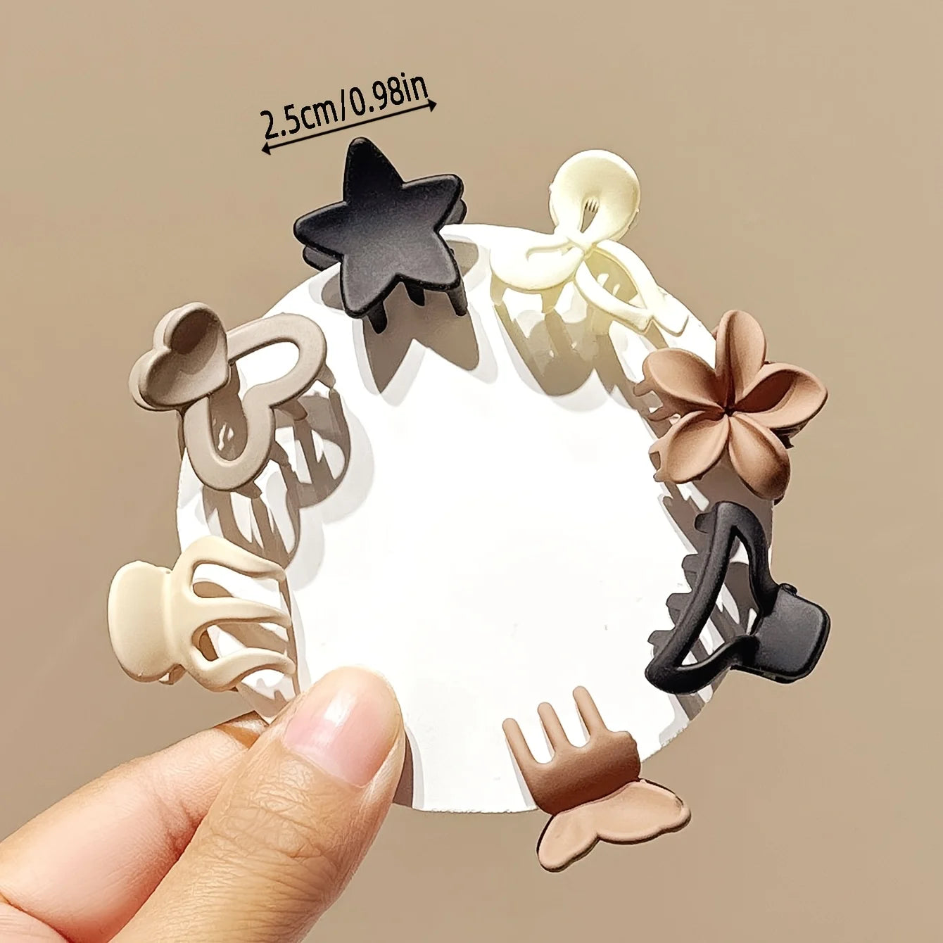 5/10/20/30 Stück Beige Mischpaket Kleine Clips, Süße Mädchen Accessoires - Perfekt für den täglichen Gebrauch, besondere Anlässe oder Reisegeschenke