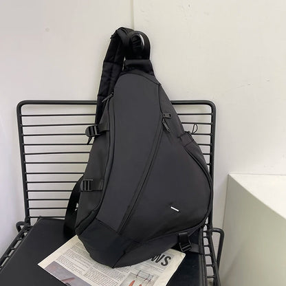 Brusttaschen für Herren, große Kapazität, Herren-Brusttasche, lässige Reise-Umhängetasche, Nylon-Aufbewahrungs-Schultertasche, Studentenrucksäcke