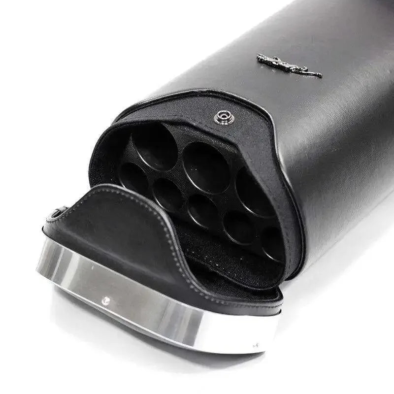 Portable 3B5S 1/2-pc 8 Holes Black/Brown Predator Billiard Cue case Bag Billiard Cue Stick Storage Carrying Protecting Cue Stick