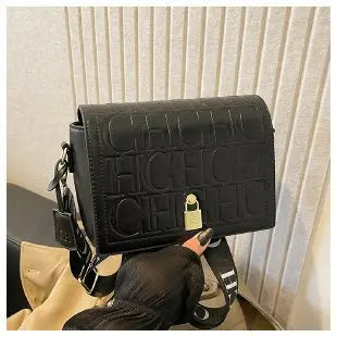 Women's Genuine Leather Color Block Crossbody Tote