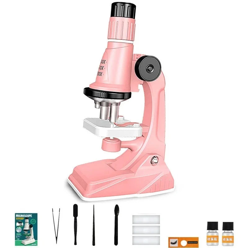 Kids Pocket Microscope Kit 200x–1200x | STEM Science Toy