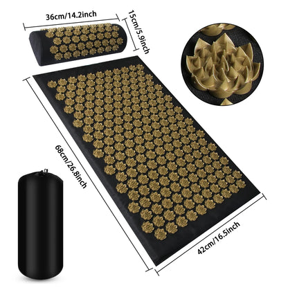 Acupressure Yoga Mat Massage Pillow Foot Massager