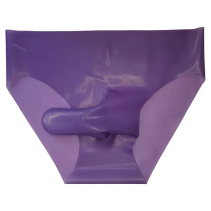 Herren Sexy Latex Unterwäsche Nahtlose Scheiden-Slips Durchsichtige Sissy-Höschen Paar Dessous Niedrige Taille Erotische Unterhosen