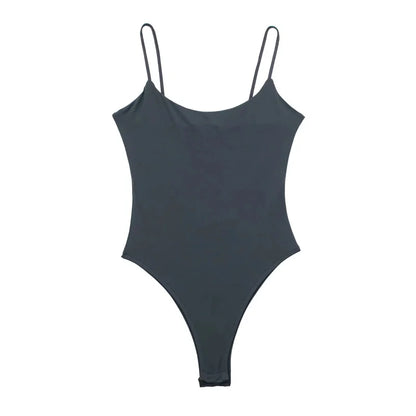 DAMEN 2025 Sexy enge Bodys für Frauen Weiß Schwarz Rückenfreier Body Damen Einteiler Jumpsuits für Frauen Sexy Dessous Body