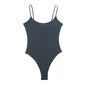 DAMEN 2025 Sexy enge Bodys für Frauen Weiß Schwarz Rückenfreier Body Damen Einteiler Jumpsuits für Frauen Sexy Dessous Body