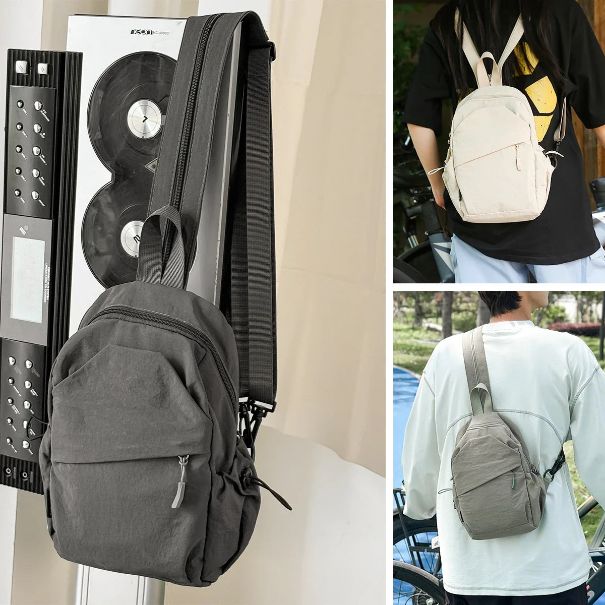Lightweight Crossbody Chest Bag for Cycling & Outdoor Sports