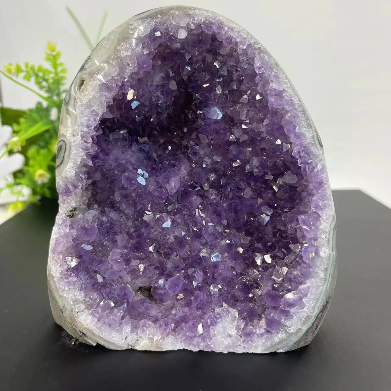 Natural Crystal Cluster Amethyst Stone Raw Quartz Minerals Real Home Spiritual Chakra Reiki