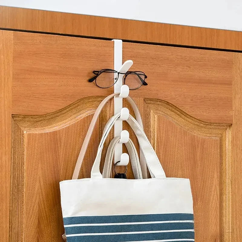 Over Door Clothes Hanger Rack - Purse & Bag Hooks