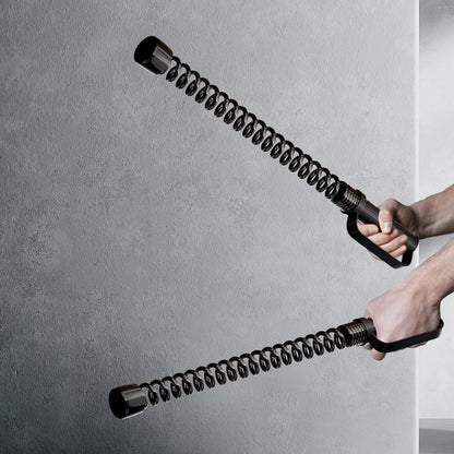 2 Stück Battle Ropes Tragbare Trainingsseile Muskelaufbau-Seile Ersatz-Federstab-Ausrüstung für das Home-Gym