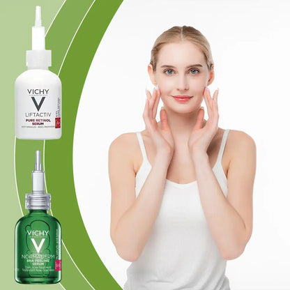 VICHY Salicylic Acid Facial Repair Cream 16% VC Rejuvenating Hyaluronic Acid B3 Serum Soothing Moisturizing Retinol Skin Care