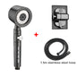 5 Modes Spray Water Saving Shower Head ABS Handheld Spa Showerheads Large Flow Portable Bathroom Filter Shower Faucet Nozzle Set