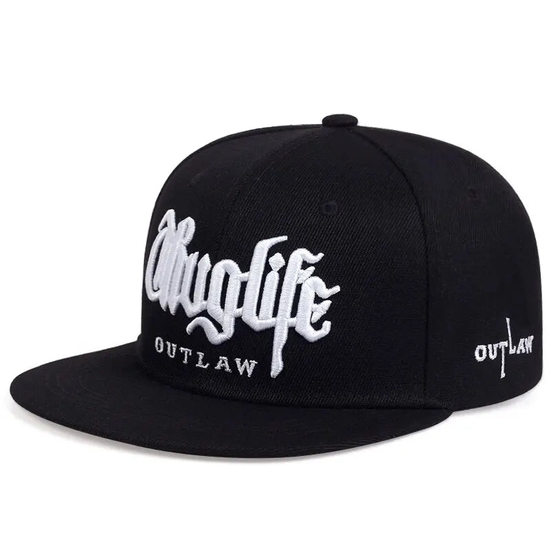 Embroidery Snapback Baseball Cap Adjustable