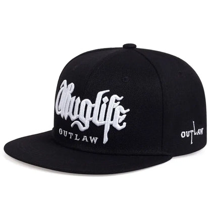 Embroidery Snapback Baseball Cap Adjustable