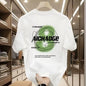 Men's Cotton Print T-Shirt Loose Fit Pullover T-Shirt Men's
