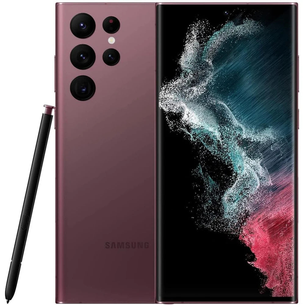 Samsung Galaxy S22 Ultra 5G Generalüberholt Entsperrt 108MP 8K Kamera S Pen 128GB