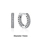 Original 925 Sterling Silber Ohrringe 2025 Stecker Creolen Kristall Ohrringe für Damen Roségold Krone Herz Unendlichkeit Biene Ohrring Schmuck
